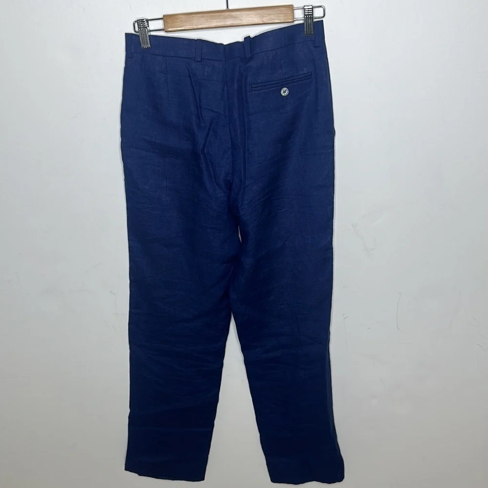 Ralph Lauren blue linen pants Sz 18R